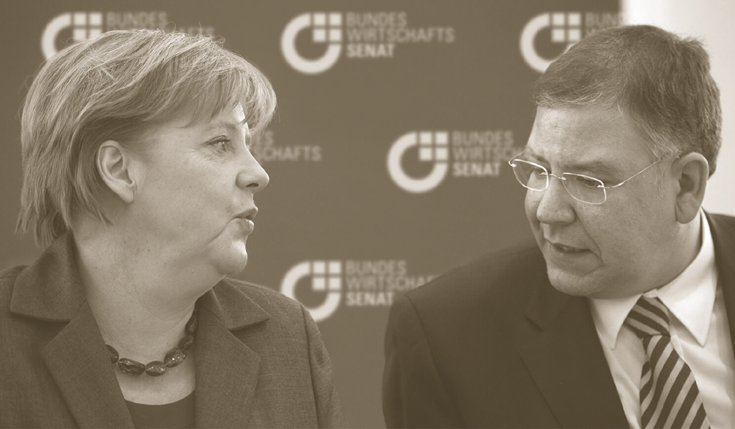 Foto Angela Merkel und Christoph Ahlhaus